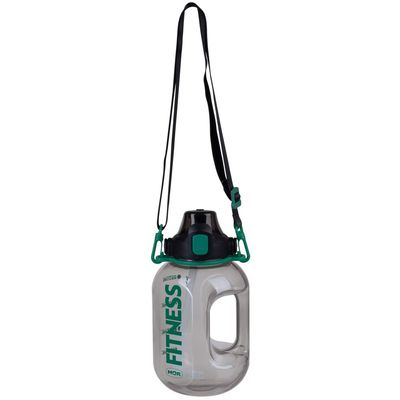 Garrafa Fitness Alça Preta 2,4l