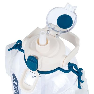 Garrafa Fitness Alça Branca 2,4l