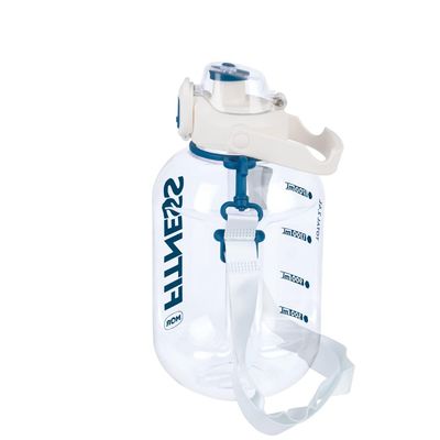 Garrafa Fitness Alça Branca 2,4l