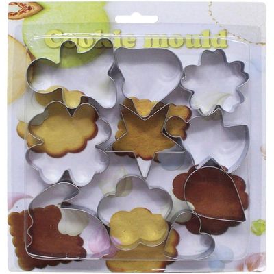 Kit Formas Cortadores Biscoito Natal árvore Estrela De 20pçs