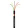 Cabo Manga 5x26 AWG - com Blindagem Preto - 20 Metros