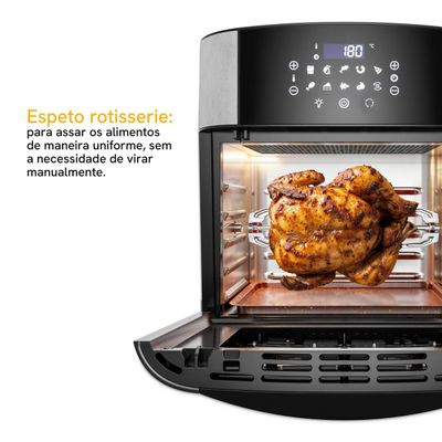 Air Fryer Kitchen Art 16L 4 em 1 com Espeto Rotisserie KAF16A 220V