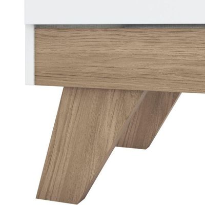 Berço Mini-cama 2 Em 1 - Confete - Branco/Jequitibá Hp
