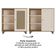 Buffet Aparador 1 Porta 80 Cm 4521 Carvalho Off White Arly