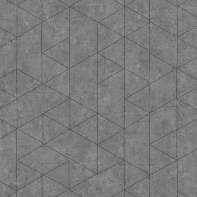Papel de Parede Bobinex Essencial Geométrico Cinza 4336