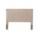 Cabeceira Cama Box King 1,93m Estofada Capri Veludo Bege