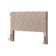 Cabeceira Cama Box King 1,93m Estofada Capri Veludo Bege