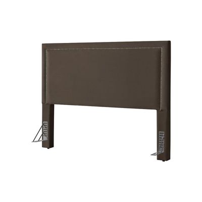 Cabeceira Cama Box Queen 1,60m Estofada Aruba Veludo Marrom