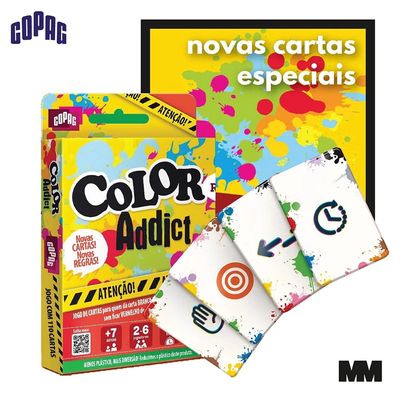 Jogo Color Addict Novas Cartas E Regras - Copag 32409