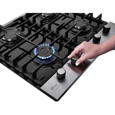 Fogão Cooktop Fischer 4 Bocas Platinium 33800-92121 Bivolt
