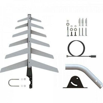 Antena Externa Tv 2 Em 1 Uhf/Hd Com Cabo Exclusivo Full Hd D