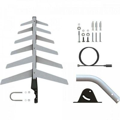 Antena Externa Tv 2 Em 1 Uhf/Hd Com Cabo Exclusivo Full Hd D