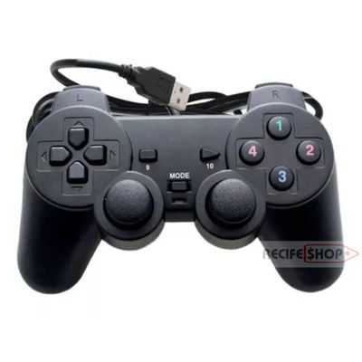 Kit com 2 Joysticks USB Competição Garantida com Controles Precisos e Confortáveis