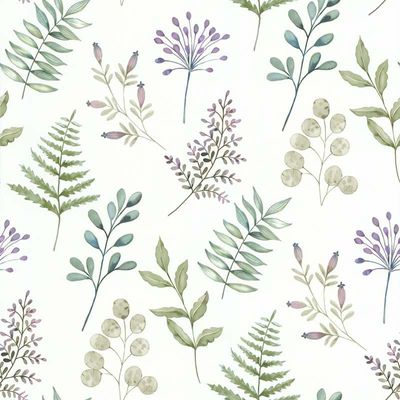 Papel de Parede Sejours Et Chambres Petites Plantes 51194304 - Rolo: 10m x 0,53m