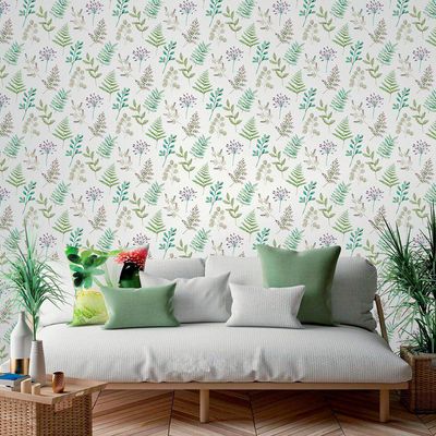 Papel de Parede Sejours Et Chambres Petites Plantes 51194304 - Rolo: 10m x 0,53m