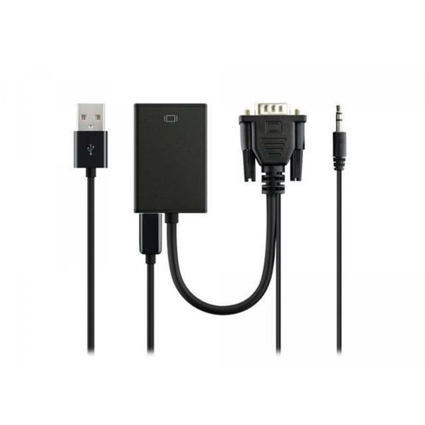 Conversor Vga Para Hdmi Com Alimentação Usb.