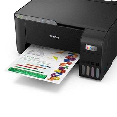 Impressora Multifuncional Epson Ecotank L3250, Colorida, Wifi, Wireless, Usb, Bivolt, Preta - C11cj67303