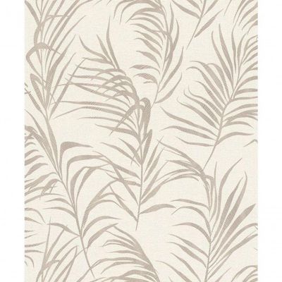 Papel De Parede Barbara Home Folhagem Cinza 560862