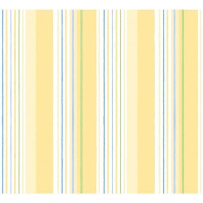 Papel De Parede Treboli Listrado Amarelo 5642 - Rolo 10m X 0,53m
