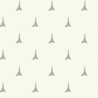 Papel De Parede Waverly Kids Tres Chic Tower Wk6838 - Rolo 10m X 0,52m