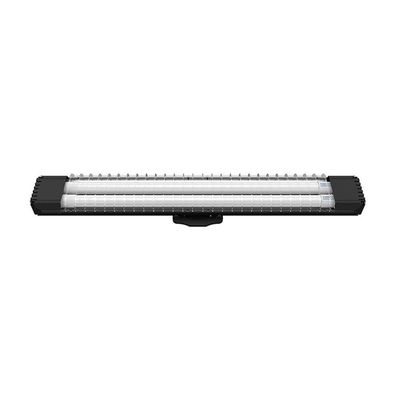 Luminária Taschibra Lumifácil 60cm C/ 1 Tubo 6500k Reator Bivolt Preto
