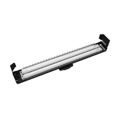 Luminária Taschibra Lumifácil 60cm C/ 1 Tubo 6500k Reator Bivolt Preto