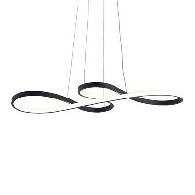 Lustre Pendente Sindora Qd05316 Preto Led Bivolt