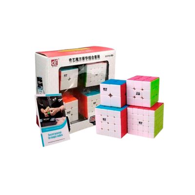 Cubo Mágico Kit Com 4 - QiYi