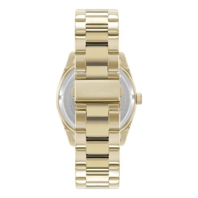 Relógio Technos Masculino Ref: 6p79bz/1v Multifunção Riviera Dourado