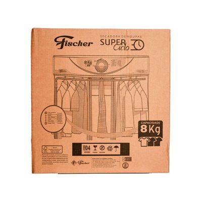 Secadora De Roupas Super Ciclo 8kg Fischer Branco 220V