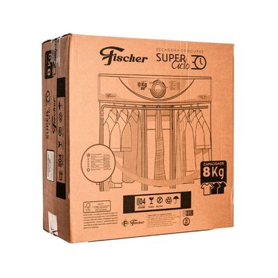 Secadora De Roupas Super Ciclo 8kg Fischer Branco 220V