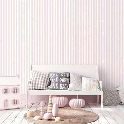 Papel De Parede Listrado - G78403 Rosa Tiny Tots 2 - G78403