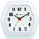 Relógio Despertador Quartz Cabeceira Alarme Luz Branco - Branco