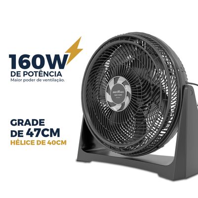 Ventilador Circulador Britânia 160W 3 Velocidades BCA40A 220V