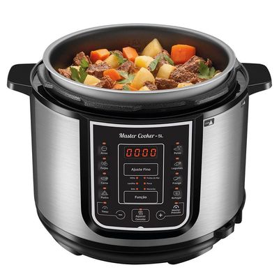 Panela De Pressão Elétrica Mondial Cooker 220vpreto/inox 220V