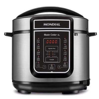 Panela De Pressão Elétrica Mondial Cooker 220vpreto/inox 220V