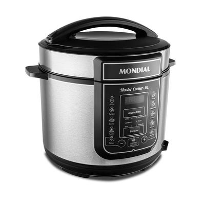 Panela De Pressão Elétrica Mondial Cooker 220vpreto/inox 220V