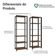 Armário Estante Multiuso Organizador Despensa 10 Prateleiras 118cm Rustic/preto Madesa