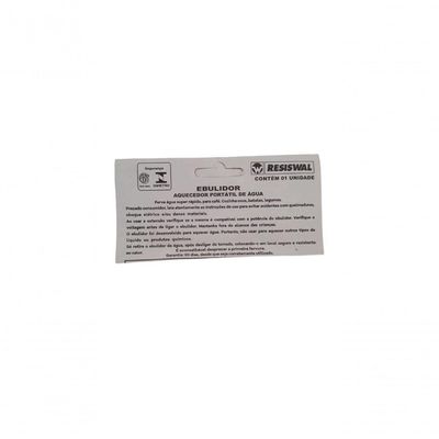 Ebulidor Elétrico Mod Wa 1000 Wts 127v Resiswal Aluminio