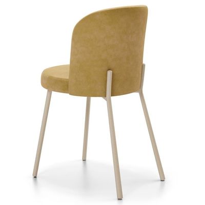 Kit 3 Cadeiras Sala De Jantar Estofada Gavi Arena L02 Couríssimo Fendi Lyam Decor
