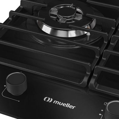 Cooktop Mueller 5 Bocas 77cm com Grade Dupla MCG5BM Bivolt