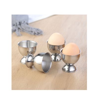 Porta Ovo Mini Taça Finger Food Aperitivo Suporte Inox 4un