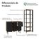Kit Cozinha Balcão Gabinete 3 Portas 2 Gavetas E Armário Cozinha Despensa 5 Prateleiras Preto/rustic