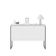 Buffet Estilo Industrial 3 Portas Europa - Branco E Preto Branco E Preto