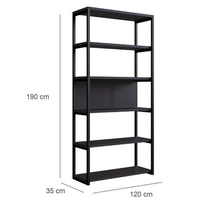 Estante Oxford 120cm Preto