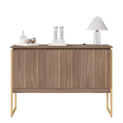 Buffet Aparador De Sala Jantar Com Pés Dourado Affara Dourado