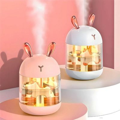 Umidificador Carrossel Abajur Com Led Design Elegante