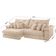 Sofá ágata Linho Dois Módulos De 100cm B25 Meu Sofá Online A294 Linho Creme
