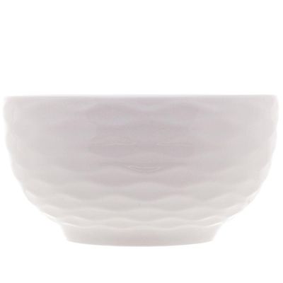 Bowl De Porcelana Tigela Cumbuca Cor Branco New Bone Lagos Lyor 11,5cm