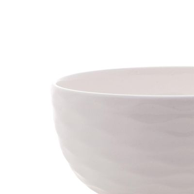 Bowl De Porcelana Tigela Cumbuca Cor Branco New Bone Lagos Lyor 11,5cm